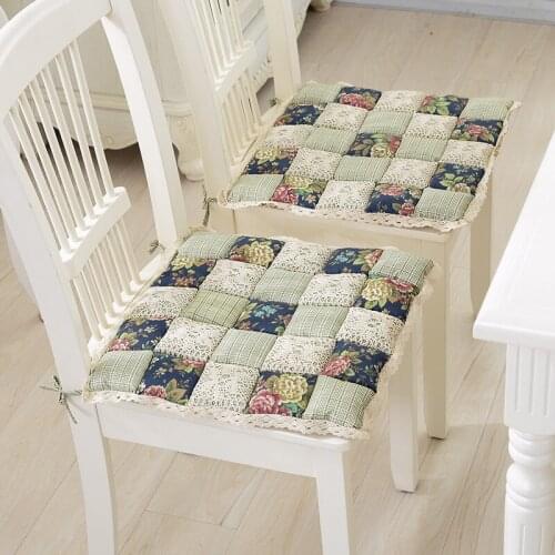 1 Pcs Anti-decubitus Cotton Chair Cushion 24 Colors Fashion Office Square Cushion Student Chair Cushion Home Decor Thicken