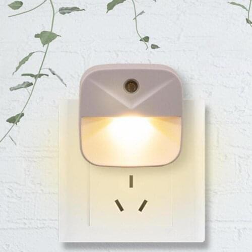 1 Pcs LED Night Light Toilet EU/US White/Warm Sensing Lamp Wide Angle Corridor Bathroom Home Supply Light