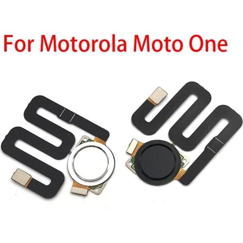 10Pcs/Lot, Home Button FingerPrint Touch ID Sensor Flex Cable Ribbon For Motorola Moto One Replacement Parts