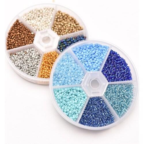 1200-3000Pcs/Box Crystal Glass Loose Bead DIY Necklace Bracelet Charm Seedbeads Rondelle Spacer Beads For Jewelry Making Suppliy