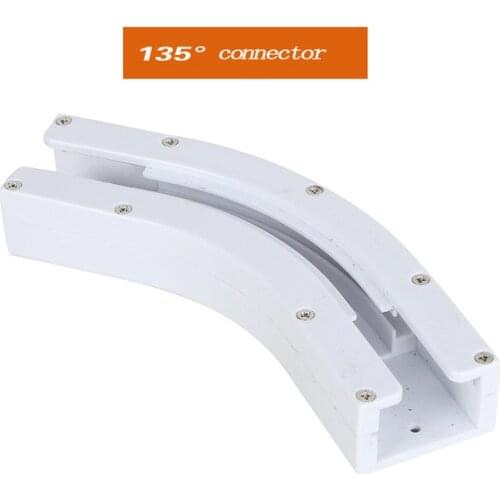 90°135° Degree Electric Curtain Track Rail Joint Bracket Connector for U Type L Type Window For Aqara Xiaomi Dooya Track