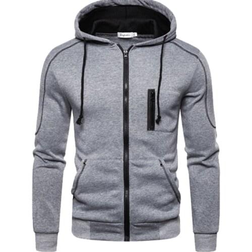 Casual Brand Men Jackets Hooded Coats Casual Zipper Sweatshirts Male Tracksuit Sportswear Fashion Jacket Mens Sportswear