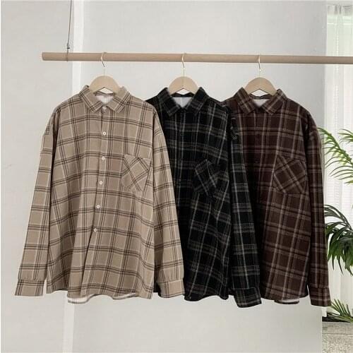 Litthing Women's Plaid Shirts