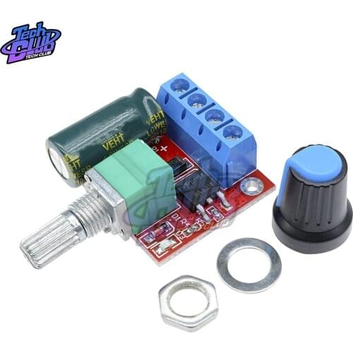 Mini 5A 90W PWM 12V DC Motor Speed Controller Module DC-DC 4.5V-35V Adjustable Speed Regulator Control Governor Switch 24V