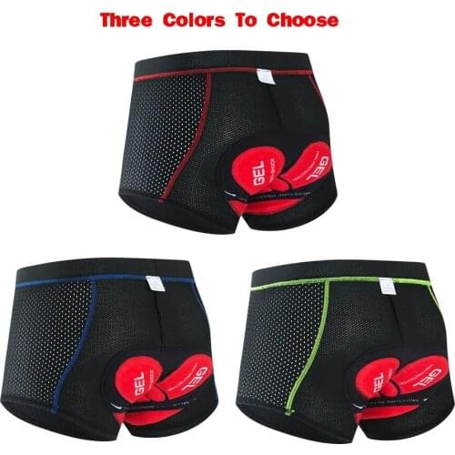Upgrade Cycling Shorts Mesh Mens Cycling Underwear 5D Gel Pad Shockproof Cycling Underpant MTB Shorts Bike Underwear