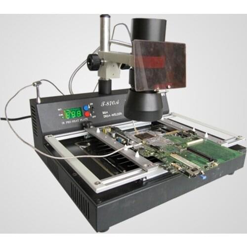Bga rework station /nfrared reballing stencil/ irda welder t870a/reballing machine price