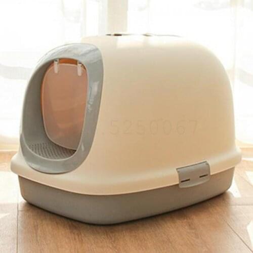 Cat Litter Basin Fully Enclosed Cat Toilet Cat Litter Basin Excrement Basin Anti-splash Double Deodorizing Cat Suppl