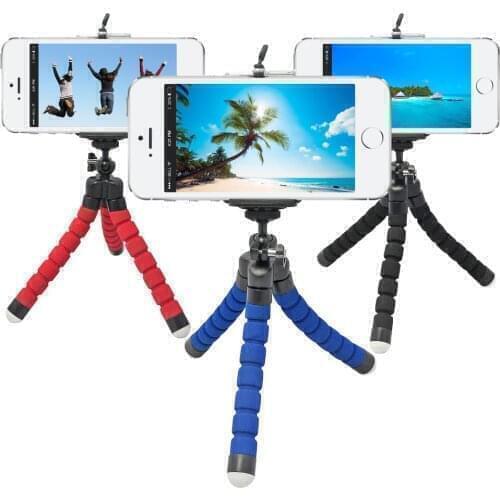 Mini Portable Flexible Tripod Holder Mount Stand For Action Camera Gopro Hero 3/3+/4 Accessories And Mobile Phone High Quality
