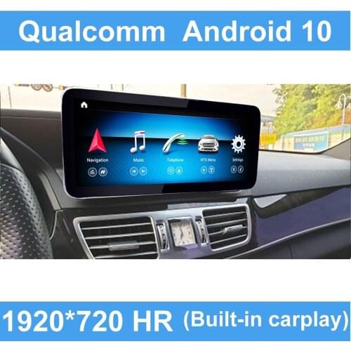 Qualcomm Android 10 4+64G Car Upgrade Head Up Screen Autoradio Stereo Display For Mercedes Benz Wifi W212 s212 E Class 2009-2016