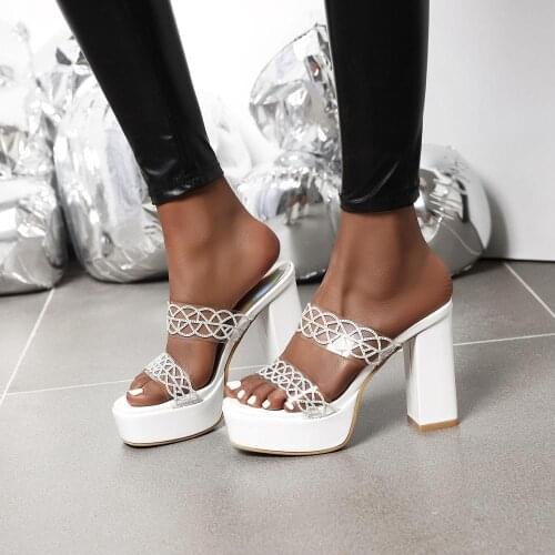 Summer heel High Heels Sandals lady Pumps classics slip on Shoes sexy Women party shoes Wedding Slingbacks Pumps Sandals 34-43