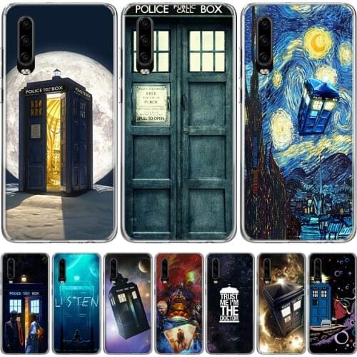 Tardis Box Doctor Who Silicon Call Phone Casing For Huawei P40 P30 Lite P20 Case P10 Mate 30 20 10 Pro P Smart Z Plus + Cover