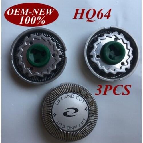 3Pcs Replace head razor blade for Philips shaver HQ64 HQ7340 HQ7380 HQ7360 HQ7390 HQ7110 HQ7120 HQ7140 PT710 PT715 PT725