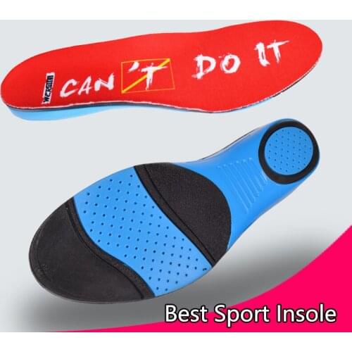 PU Memory Foam Sport Cushioning Insole Breathable Absorbent Insoles for Men and Women shoes Slow rebound breathable odor proof