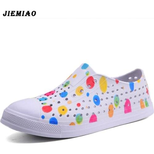 JIEMIAO 2021 New Home Men Women Slippers Outdoor Couple Beach Sandals Women Slippers Non-slip Living Room Indoor Slides