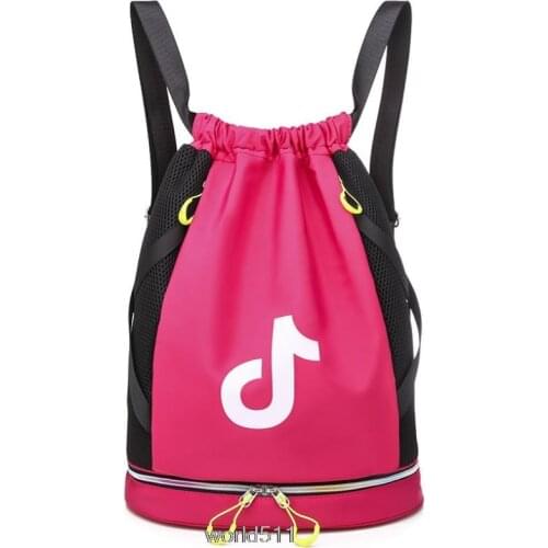 Tik Tok Waterproof Nylon Backpack Women New Simple Solid Color Backpack Teenage Large Capacity School Bag mochila