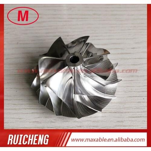 TB25 47.20/60.13mm 7+7 blades 445436-0009 high performance turbocharger billet/milling/aluminum 2618 compressor wheel