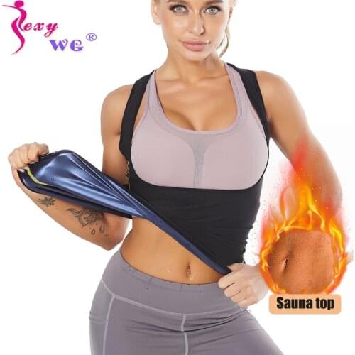 SEXYWG Waist Trainer Sauna Top Women Body Shaper Slimming Vest Women Body Shaperwear for Weight Loss Corsets Tops for Women