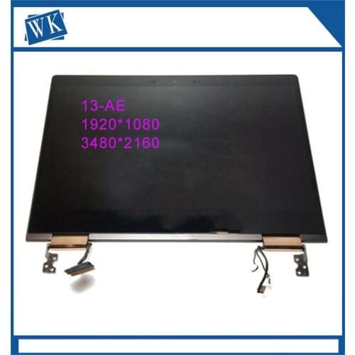 13.3" For HP Spectre X360 13-AE series LCD touch screen assembly 13-ae007ni 13-ae055tu 13-AE015CA Black Silver Tested