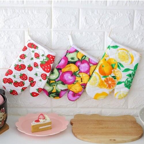 1pcs Kitchen Cooking Microwave Oven Mitt Insulated Non-Slip Glove Thickening High Temperature Oven Glove