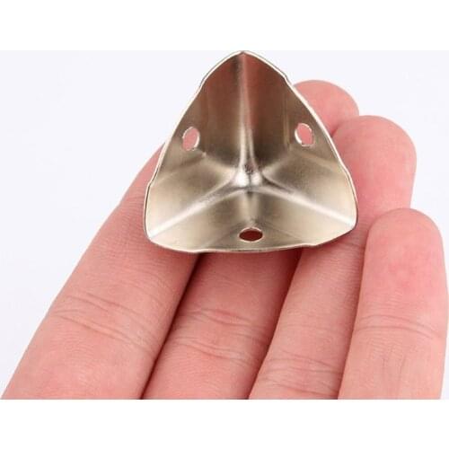 12Pcs Silver Cabinet Corner Protector Furniture Case Box Corner Decorative