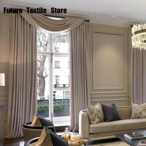 2021 New Customized American Modern French European Velvet Italian Velvet Velvet Living Curtains for Living Dining Room Bedroom
