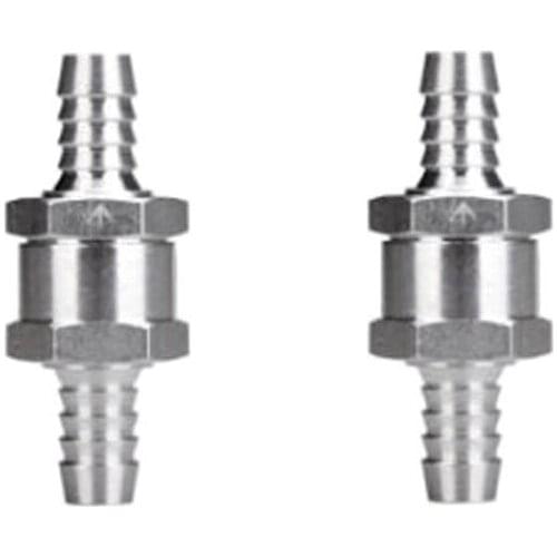 2x 8mm Aluminium Alloy Inline Non Return Check Valve Fuel Diesel Pump Liquid