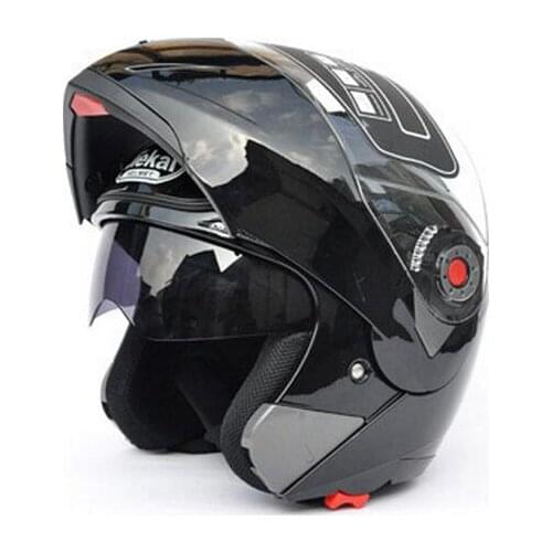 Free shipping! Safe Flip Up Motorcycle Helmets moto helmet motocross motorbike Helmet With Inner Sun Visor JIEKAI-105 DOT ECE
