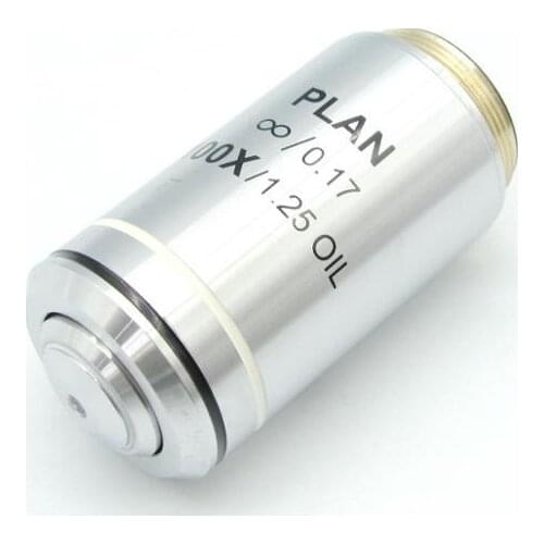 100X/1.25mm Biological Microscope Infinite Plan Achromatic Objective Lens Suitable For Olympus CX Microscope