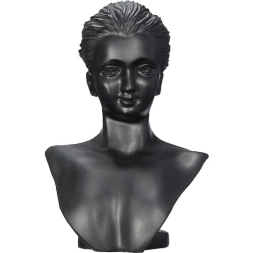 Boutique Counter Resin Mannequin Display Bust For Necklace Pendant Earring