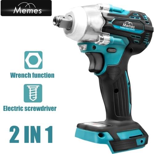 Electric Impact Wrench Brushless Cordless Electric Screwdriver Torque Wrench Socket Power Tools For Makita 18V Battery