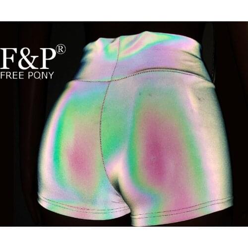 Женские завышенные шорты FREE PONY China At AliExpress