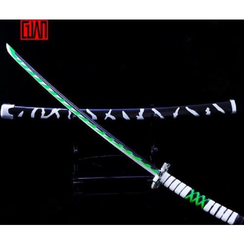 Alloy Toy Sword Keychain Demon Slayers Blade Week Game Can Not Open The Scabbard Knife Ornament Weapon Model Cosplay
