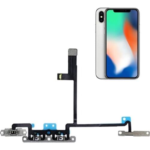 Easy to Install Power-on Volume Cable Fl-ex Cable Replacement for Phone Cell Phones Accessories Metal Mobile Cable