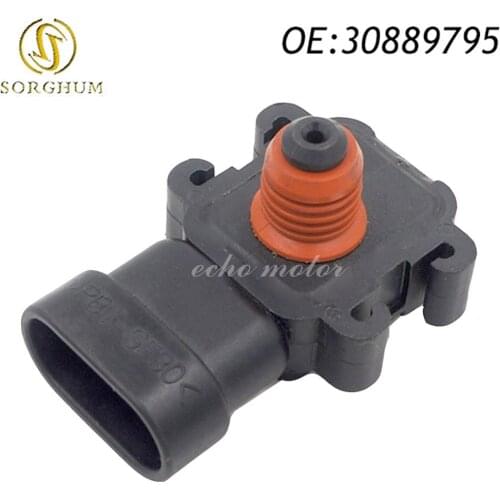 New 100% Test 2.5 Bar Manifold Pressure MAP Sensor For Volvo S40 V40 Mitsubishi Space Star 1.9 Di 16255839, 30889795