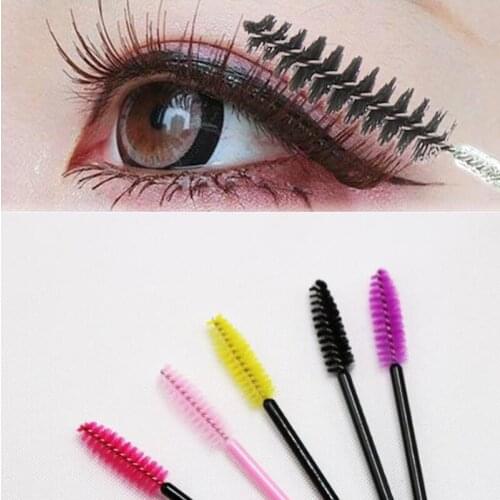 50pc/Disposable Grafting Spiral Small Makeup Brush Beauty Tool Eyebrow Comb / Hot Eyelash Brush
