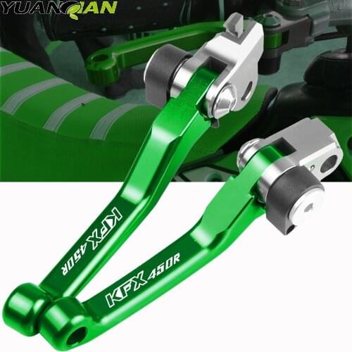 For Kawasaki KFX450R KFX 450R 2006 2007 2008-2014 CNC Motorcycle Motor Dirt Bike DirtBike Motocross Pivot Brake Clutch Levers