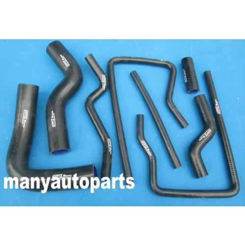 Silicone Radiator Hose FOR Subaru Impreza WRX STI GC8/EJ20 Ver 3-6 96 97 98 99 00 BLACK
