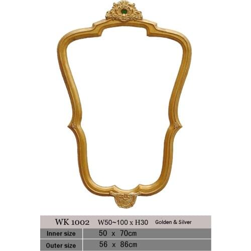 Ready-made mirror frame for living room wall art 50x60cm