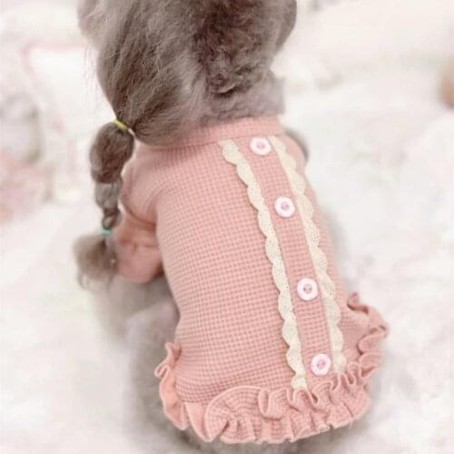 Pomeranian Pet Dog Clothes Dress Winter Puppy Small Dog Dress Cute Skirt Chihuahua Shih Tzu Maltese Poodle Schnauzer Costume