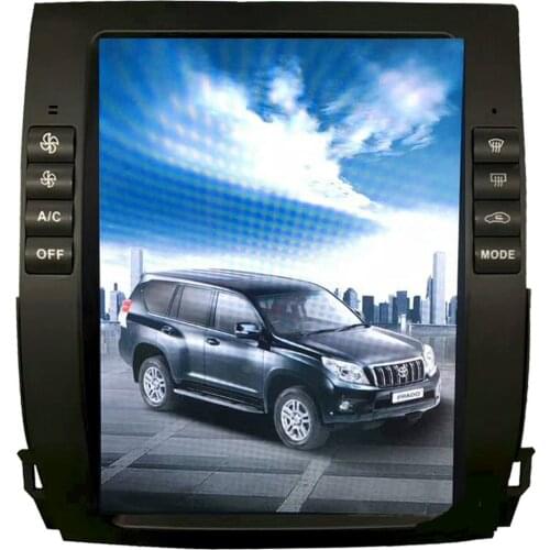 10.4'' Vertical Screen Tesla Style Android 9.0 Car DVD player GPS for Toyota Prado 120 land cruiser 2002-2009 Lexus GX470 PX6