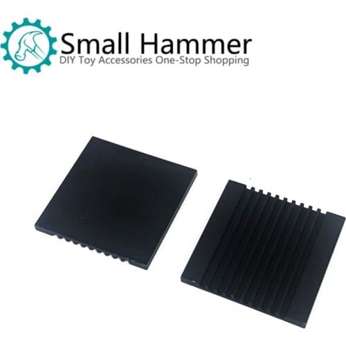 37*37*3MM heat sink routing PCU heat sink DIY electronic heat sink pure aluminum heat block