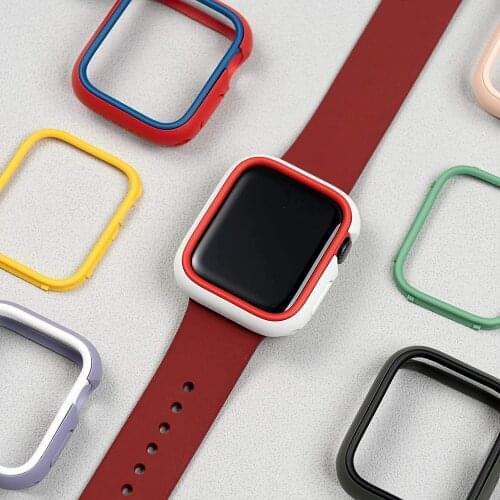 RhinoShield Bumper Case 44mm Compatible with Apple Watch SE,5/4 Series Slim Protective Cover Lightweight Shock Absorbent New