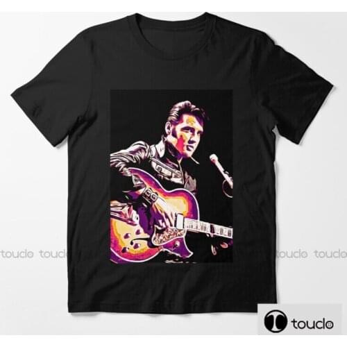 The King Of Rock And Roll Hip Hop Rapper T-Shirt O-Neck Short Sleeves Summer Casual Fashion Unisex Men And Women Tshirt Unisex