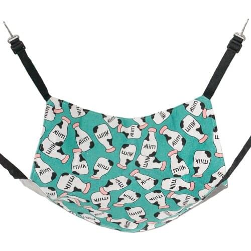 Cat Hammock Pet Cat Comfortable Breathable Mat Cat Iron Cage Hammock Hook Cat Sleeping Hanging Beds Hamster Cage Hammock