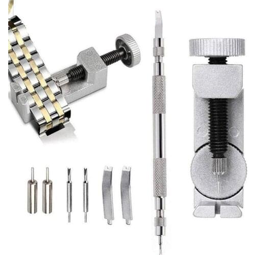 Metal Adjustment Watch Band Strap Bracelet Link Pin Remover Wristwatch Repair Resizing Tool Kit