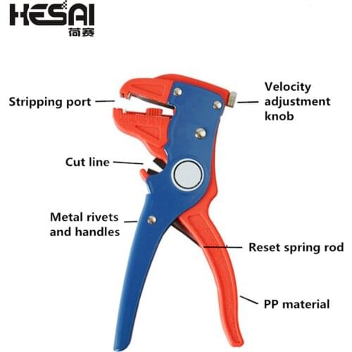 Multifunction 2 in 1 Adjustable Olecranon Pliers Automatic Cable Wire Stripper and Cutter Eagle Nose Pliers for Repair Tool
