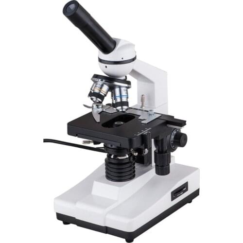 Monocular Biological Microscope 40X-1600X for Students laboratory technician