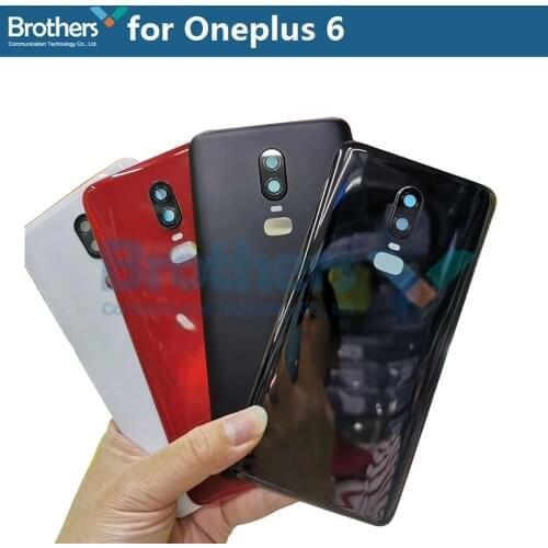 Original Battery Housing for Oneplus 6 6T Battery Door for Oneplus 6 Back Case Back Cover Door Back Housing Phone Replacement