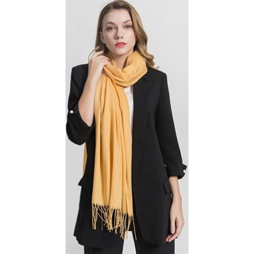 2021 autumn women scarf thin shawls and wraps lady solid female hijab stoles long cashmere scarves foulard head scarves