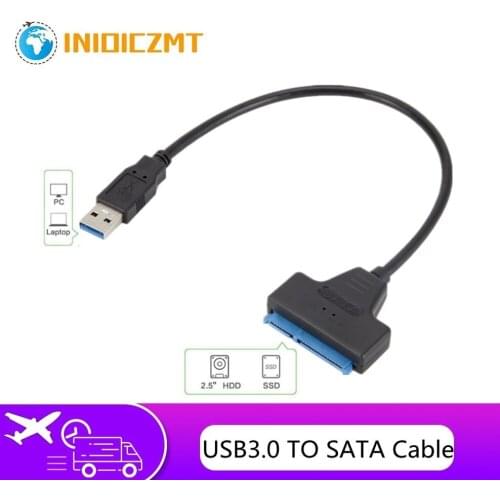 USB 3.0 TO SATA Adapter Sata To USB 3.0 Cable Up To 6 Gbps Support 2.5 Inches External HDD SSD Hard Drive 22 Pin Sata III Cable